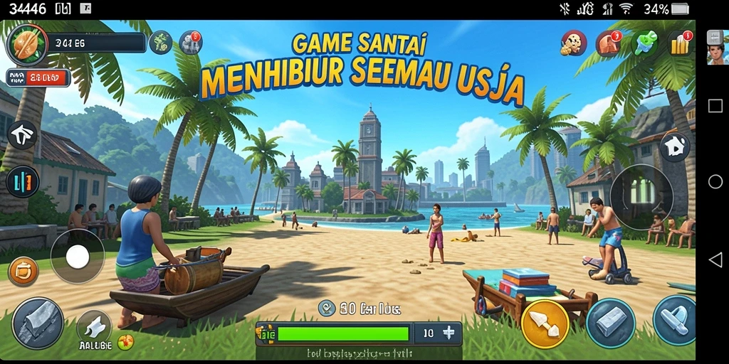Tampilan gameplay <strong>3446</strong> yang mengasyikkan dan penuh warna.