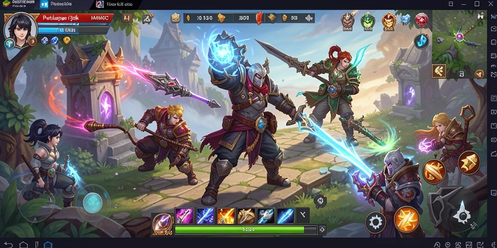 Tampilan menakjubkan dari dunia MMORPG di 6CF.