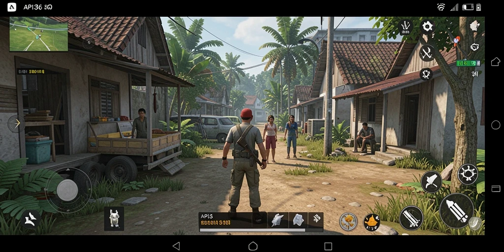 Tampilan gameplay API36 yang menarik dan interaktif.