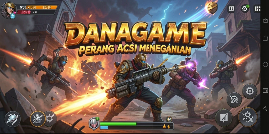 Gameplay seru dan mendebarkan dari DANAGAME.