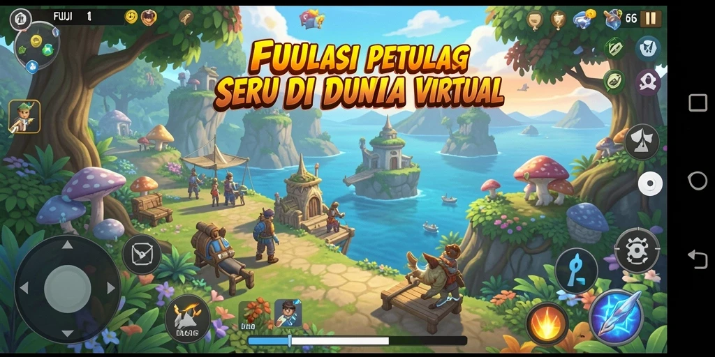 Tampilan gameplay interaktif dari FUJI66 yang memukau dan menarik.