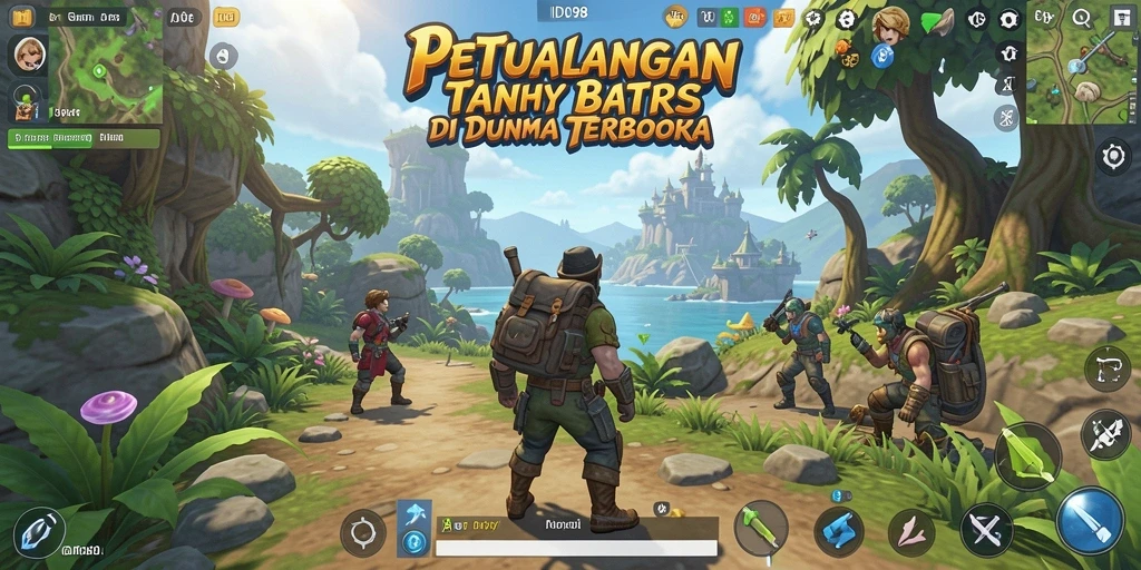 Tampilan gameplay menarik dari dunia terbuka ID098.