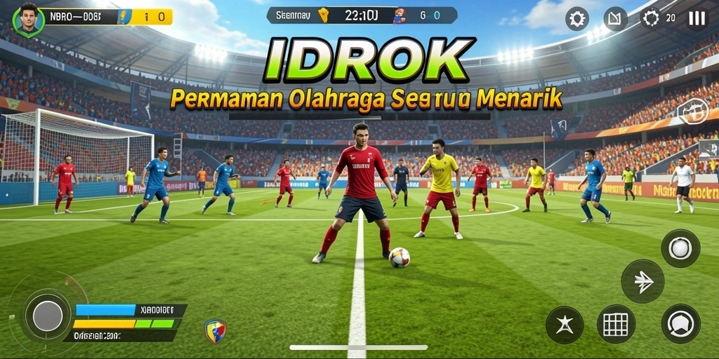 Tampilan gameplay IDROK yang seru dan menegangkan saat berkompetisi.
