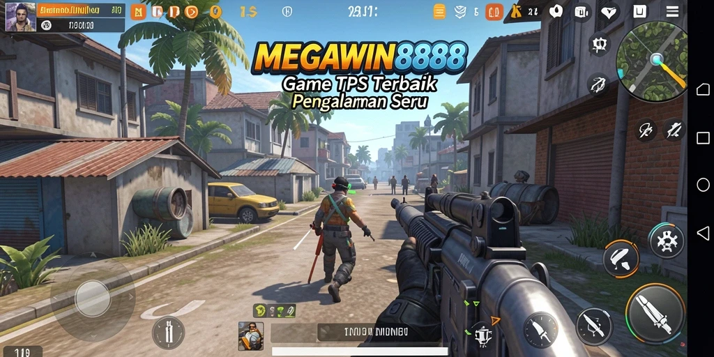 Tampilan gameplay seru di MEGAWIN888 dengan pertempuran intens.