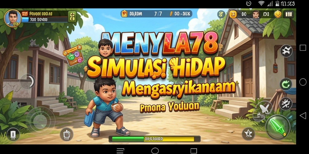 Tangkapan layar gameplay <strong>MENYALA78</strong> menunjukkan interaksi sosial yang mengasyikkan.
