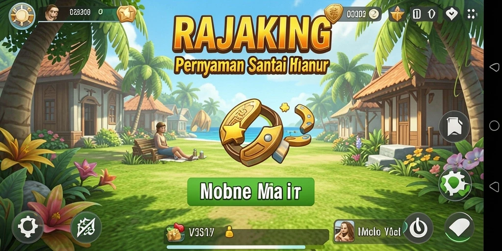 Tampilan seru gameplay <strong>RAJAKING</strong> yang mengasyikkan.