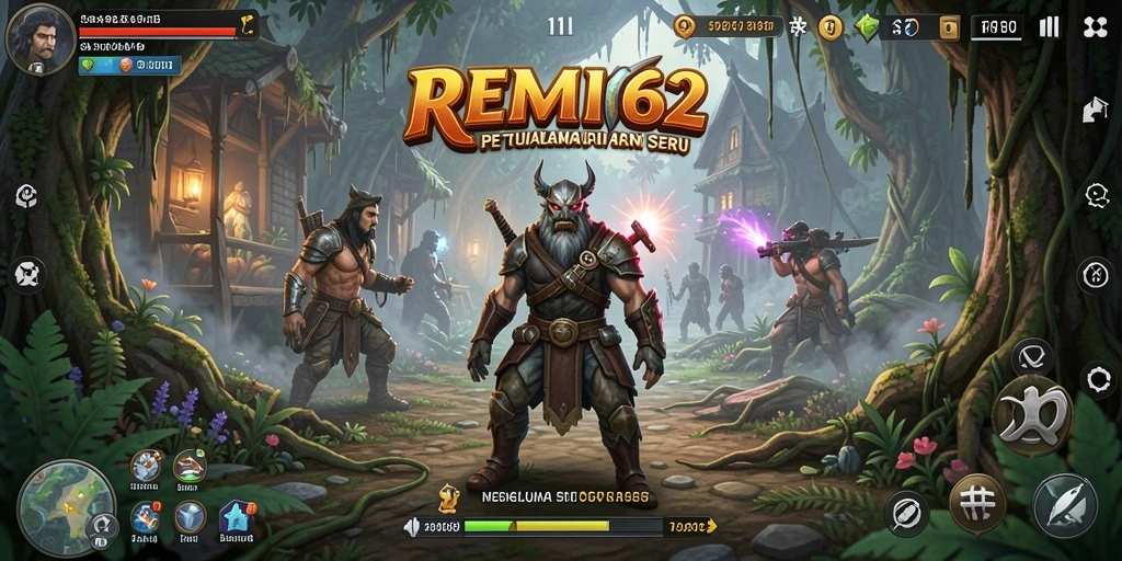 Tampilan gameplay petualangan seru dari REMI62 yang memikat.