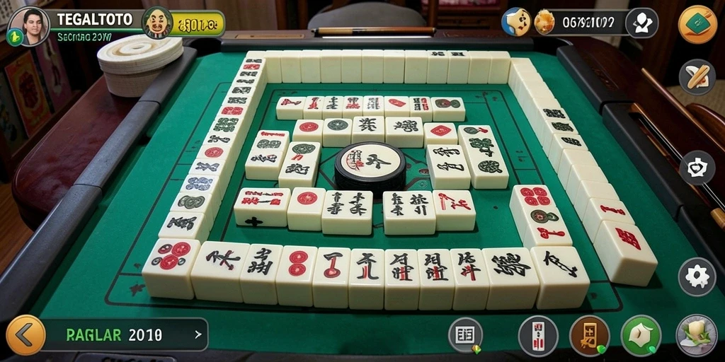 Screenshot TEGALTOTO menampilkan gameplay Mahjong yang seru dan menantang.