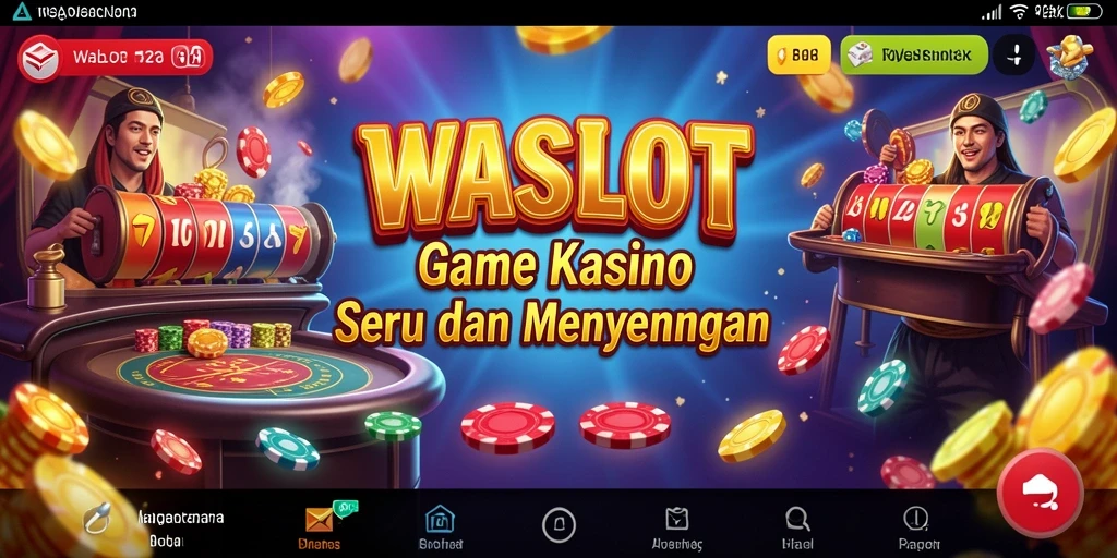 Tampilan menarik dari gameplay WASLOT di kasino virtual yang menegangkan.